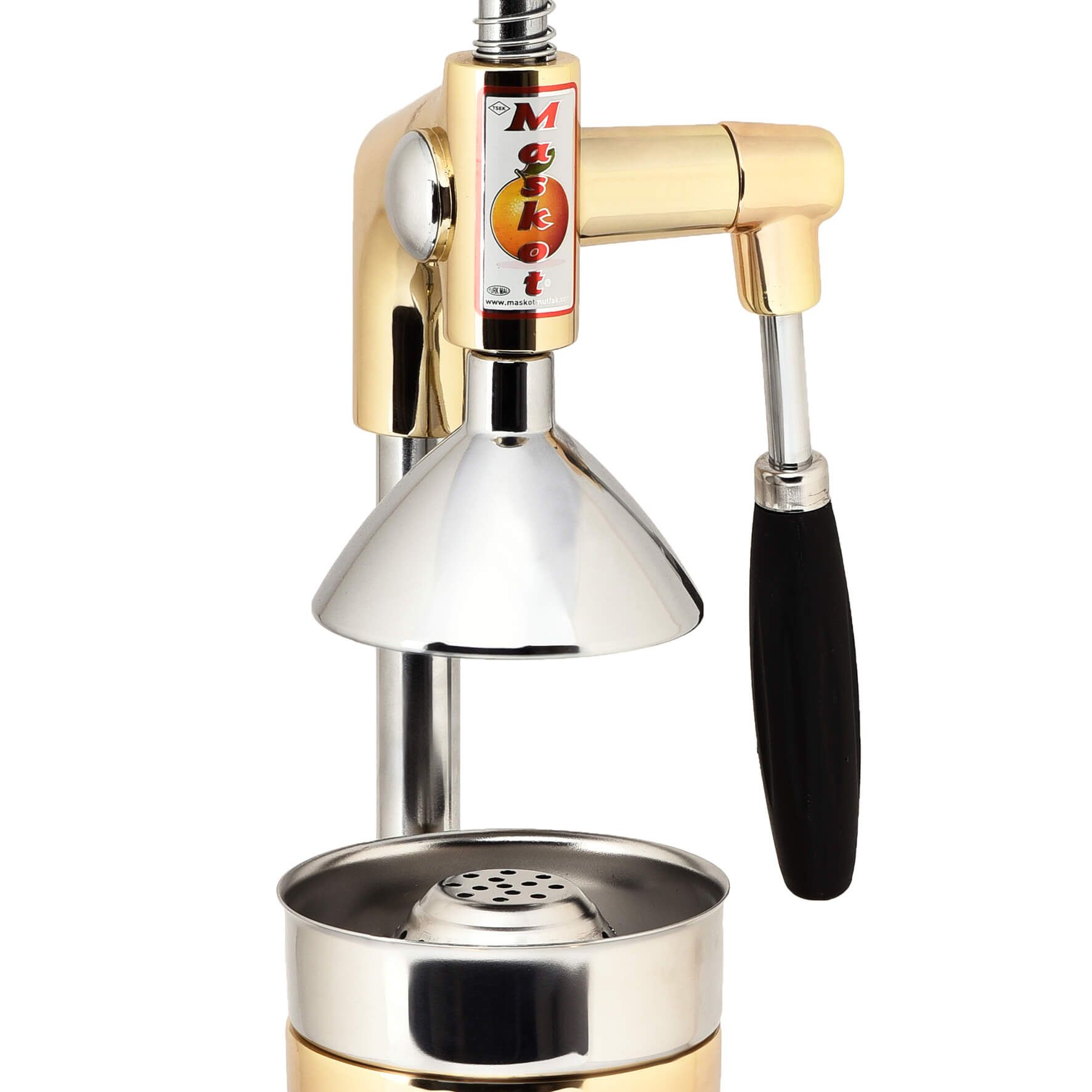 Classic Commercial Citrus Juicer – Gold, seen from another angle