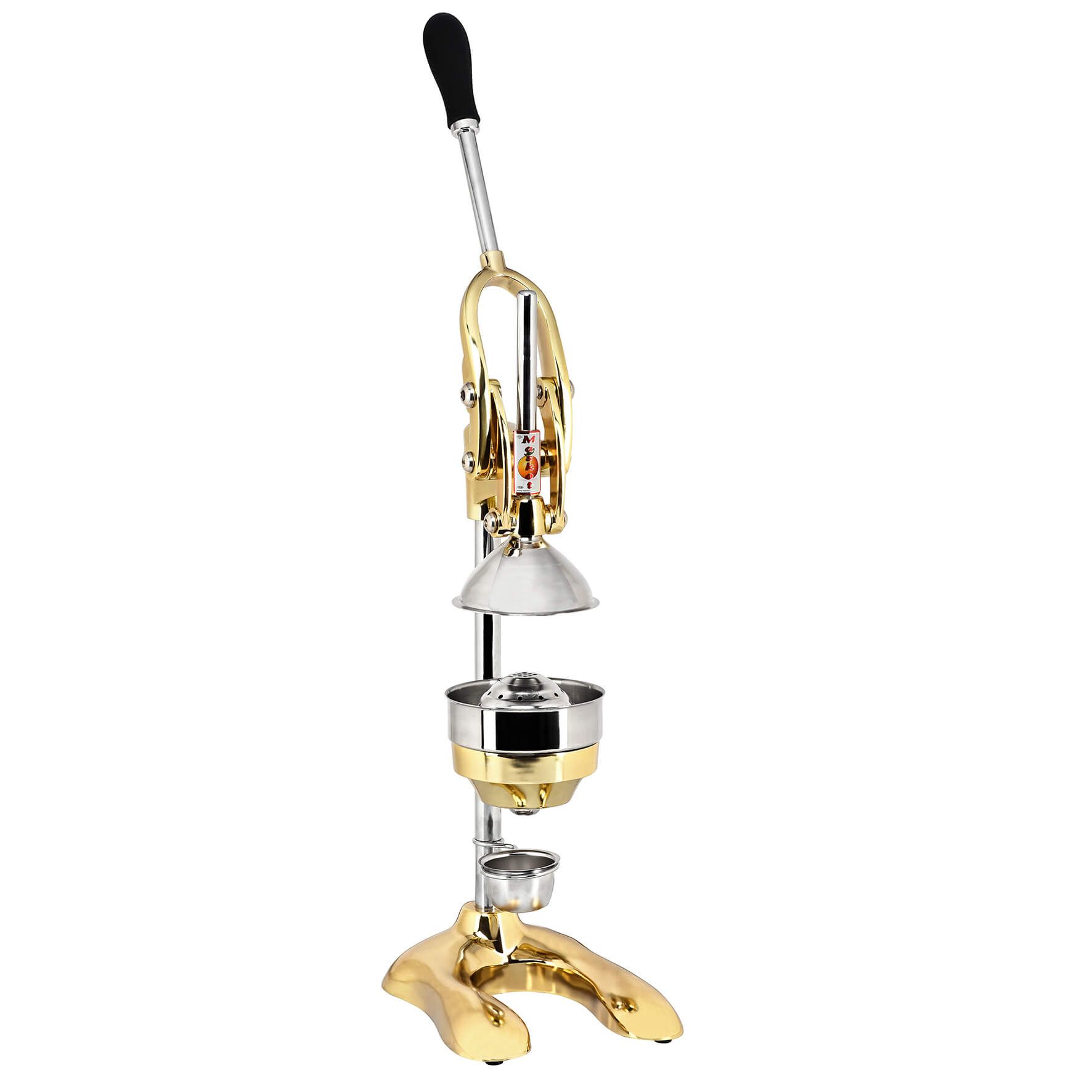 Jumbo Commercial Citrus Juicer – Gold, seen from another angle