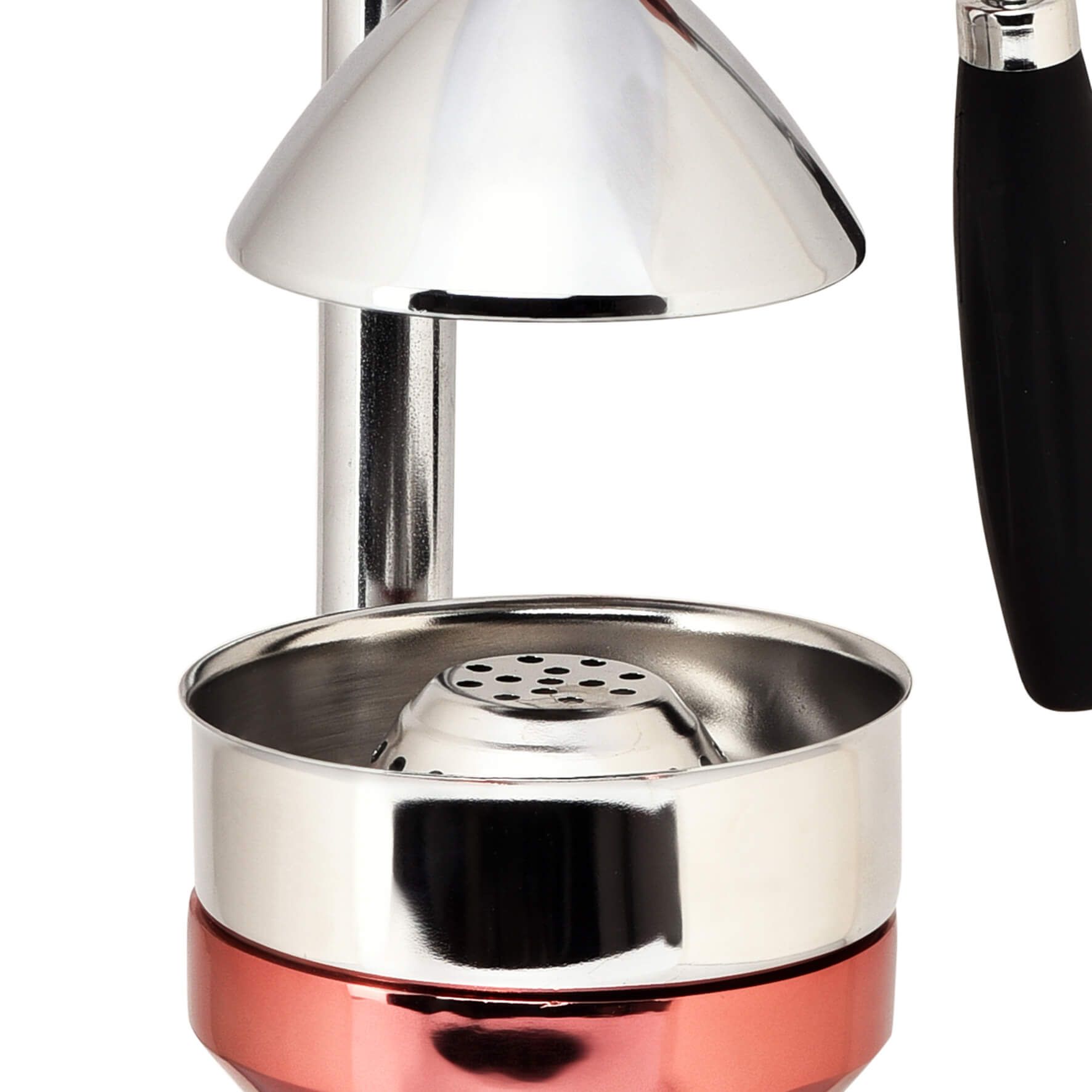 Classic Commercial Citrus Juicer – Rose Gold, seen from another angle