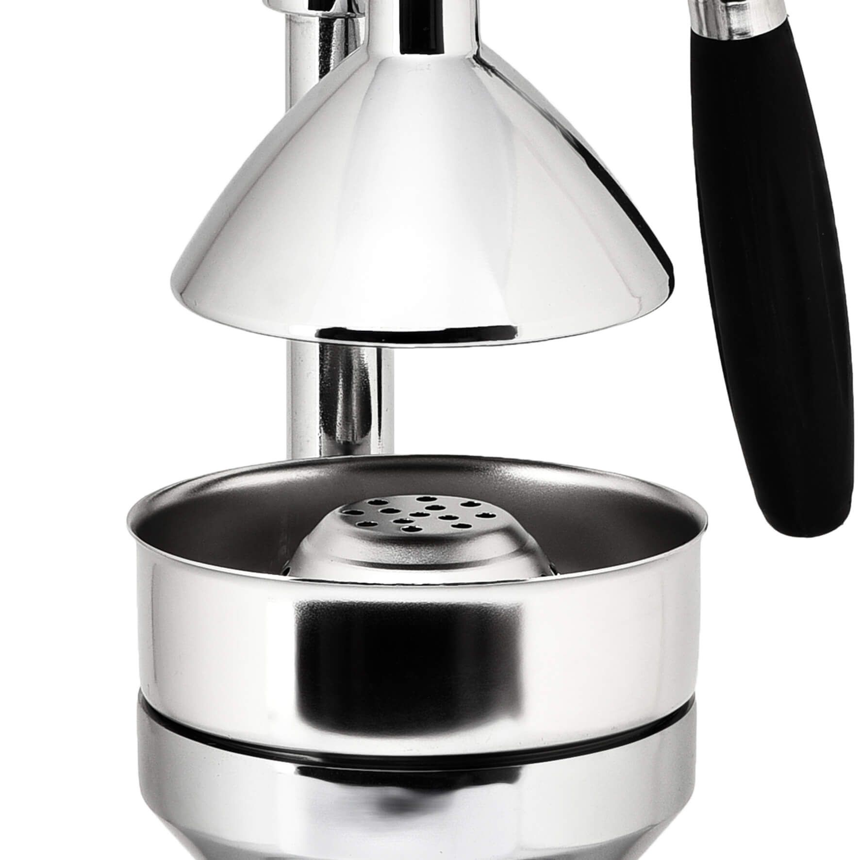 Ay (Moon) Commercial Citrus Juicer – Chrome, side view