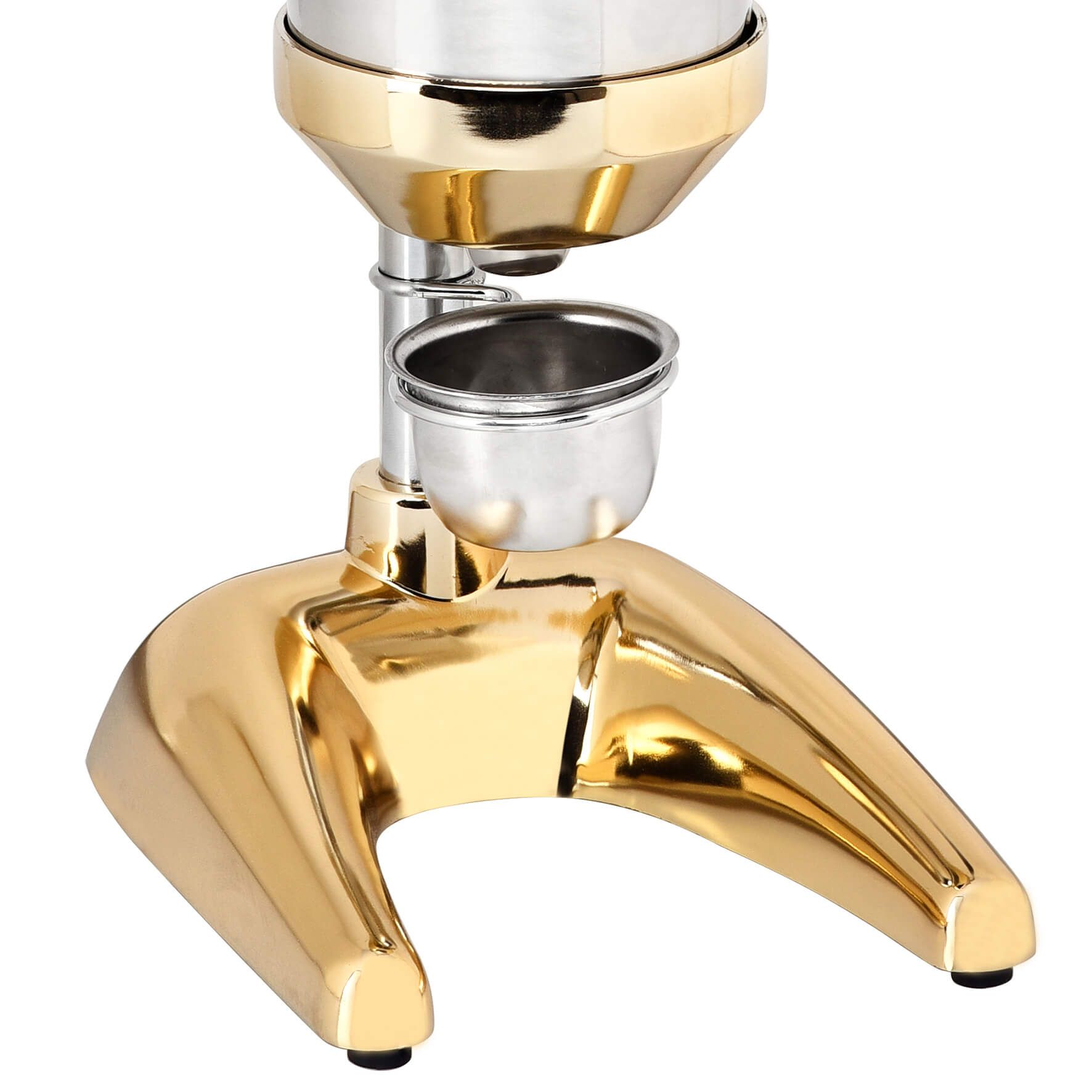 Cast Commercial Citrus & Pomegranate Juicer – Gold, side view