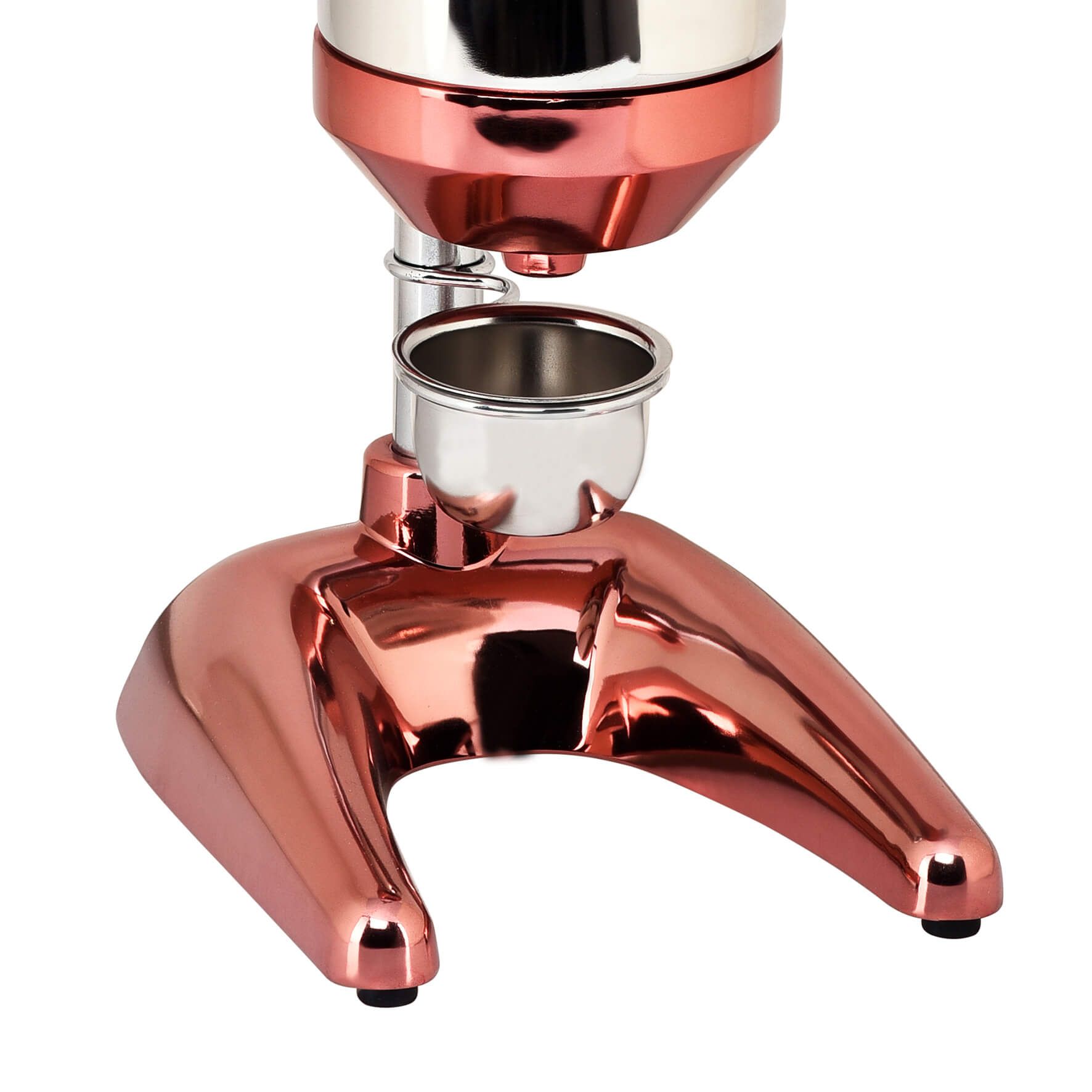 Classic Commercial Citrus Juicer – Rose Gold, side view