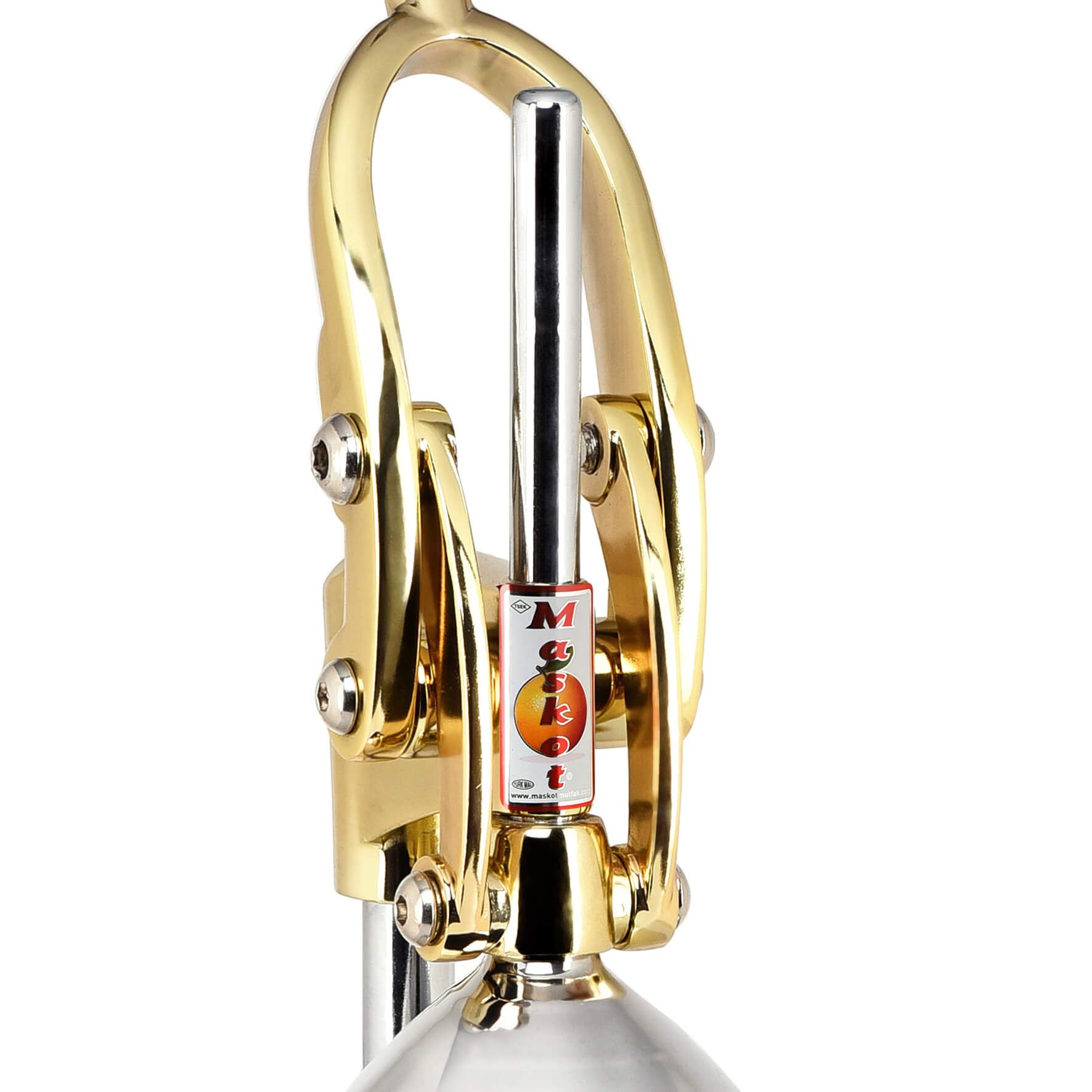 Jumbo Commercial Citrus Juicer – Gold, side view